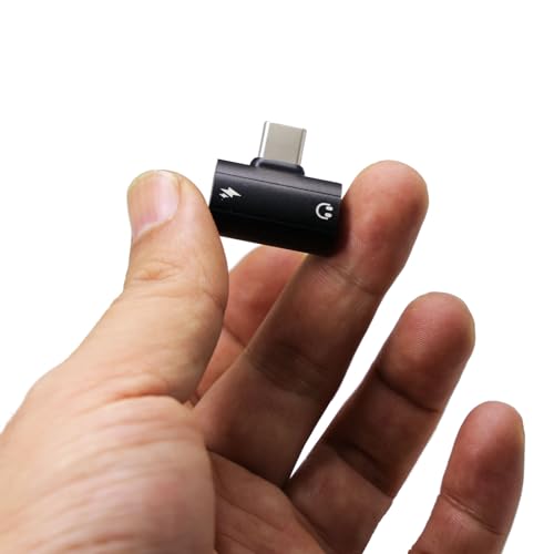 USB C to 3.5mm Headphone and Charger Adapter, 2-in-1 USB C PD Charging Port with Aux Audio Jack, Compatible for 15/15 Pro, Mate 60 Pro, Samsung Galaxy S22 S21 S20, Google Pixel 4 3 XL and More - Thumbnail 3