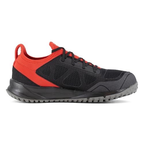 Image of Reebok Work Mens All Terrain Slip Resistant Steel Toe Work Safety Shoes Casual - Black