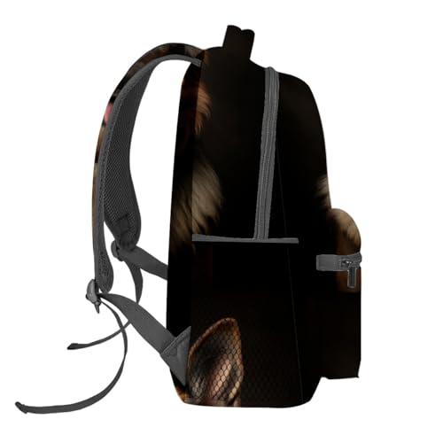 German Shepherd Backpack Travel Backpacks Laptop Rucksack,School Bookbag for Women Kids Boys Girls,Animal Dog Back Pack Accessories Bags,Ideal Gifts for Work, Outdoor Adventures3