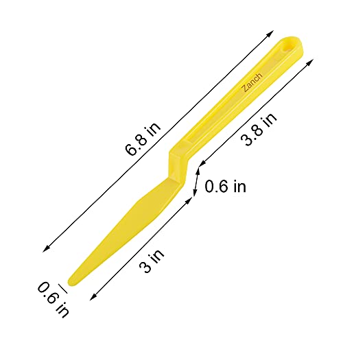 Zanch Window Tint Tools,Good Toughness and Flexible Window Tint Squeegee,Corner Squeegee Scraper for Window Tinting and Vinyl Wrap【Vinyl Wrapping with Long Handle 5PCS】 - Thumbnail 2