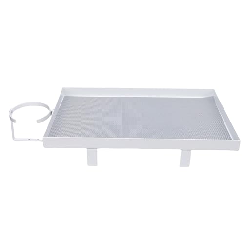 Étagère de chevet pour petit lit superposé en acier blanc résistant - 2