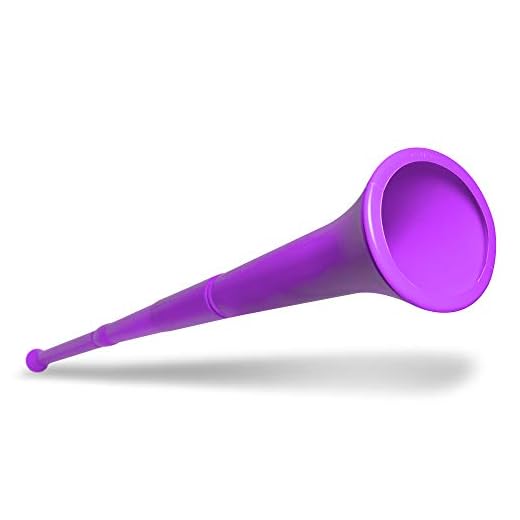 Windy City Novelties Purple World Cup Collapsible Stadium Horn | 28" | Team Spirit Football Sports Fans Supplies Noisemakers Sport Events Air Horn