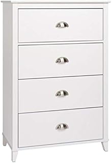 Prepac Yaletown 4 Drawer Chest, White