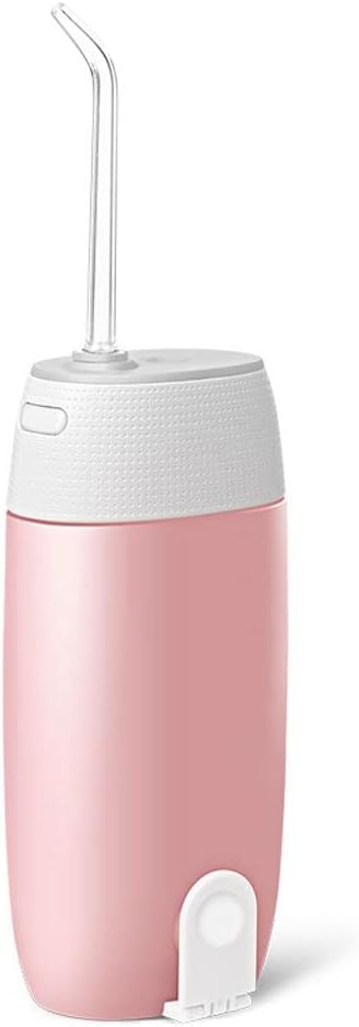 Water Flosser Professional Oral Irrigator, Electric Dental Flosser IPX7 Waterproof, USB Rechargeable, for Home&Travel, Pink (Color : Pink)