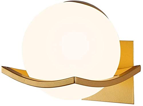 Apliques de pared dorados E27 para iluminación de pasillos y dormitorios