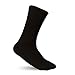 Elite Elastic-free 100% Cotton Socks Black (L)
