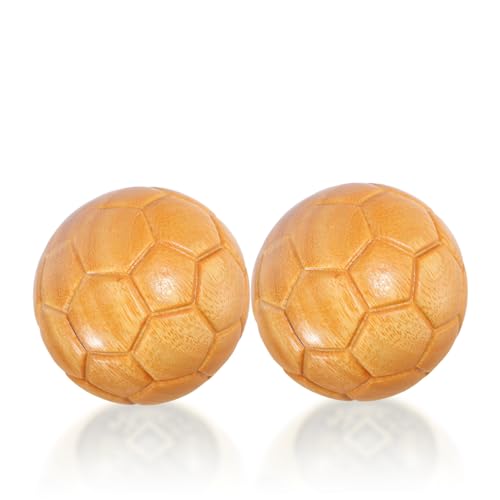 COLLBATH 2pezzi Palline per Esercizi per Mani da Motivo da Calcio Attrezzatura per Massaggi e Rilassamento in Vari Ambienti