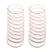 Mia Silkies, Hair Ties, Silicone Hair Elastics, Lasts 10 Times Longer Than Rubber Bands, Translucent Clear, for Women, Teens, Athletes, Girls 2pks/20pcs
