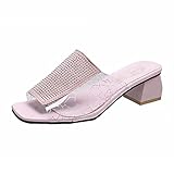 Material exclusivo: goma liangxie Sandalias Mujeres zapatillas zapatos transparentes bling cristal pantodas de punta abierta fiesta de vestidos de dama tacones altos bombines de bombas femeninas sandalias