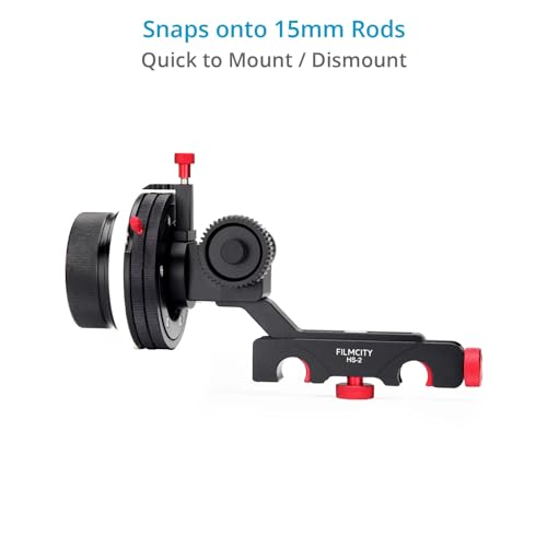 image for FILMCITY HS-2 Follow Focus with Hard Stops for Camera & Shoulder Rigs.