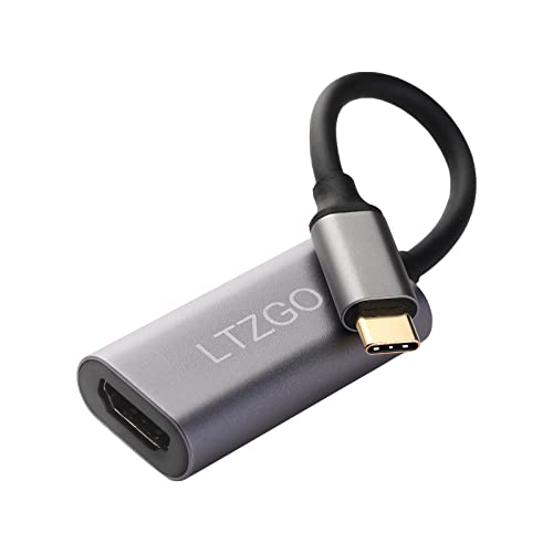 Adaptador USB C (Tipo C) 3.1 a HDMI 4K,Type C Thunderbolt 3 a HDMI Hembra para MacBook,iPad,Chromebook,Surface Pro,Dell,XPS,Samsung,Huawei y más Teléfono/TV/Televisión/Proyector/Monitor