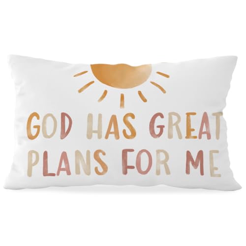 God Has Great Plans Pillow Cover