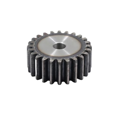 Bevel Gear Pinion Hardware Mechanical 45# Steel Pinion Straight Teeth Gear 10mm Thickness 8T 18T 20T to 200 Tooth Fit 1 Mod(17 Teeth)
