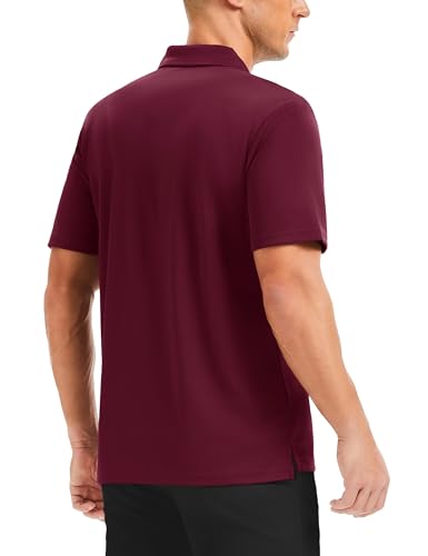 Cavva Mens Polo Shirts Performance Short Sleeve Dry Fit Moisture Wicking Collared Men's Golf T-Shirt Athletic3