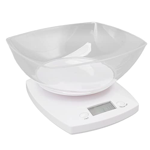 Báscula De Cocina Digital De 5 Kg Con Tazón