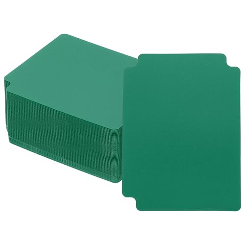 PATIKIL トレーディングカードディバイダー 50個 インデックスカードフットボールカードソーターストレージボックスオーガナイザートレイアクセサリー スポーツゲーム野球カード用 ダーク緑