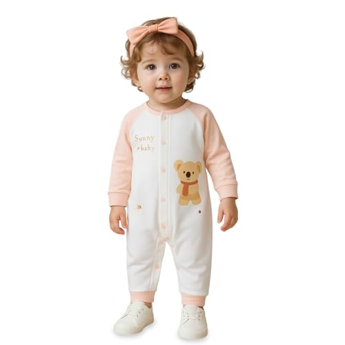 Image of Kidbea Soft Cotton Unisex Baby Onesie Romper | Cute & Multiple Prints Full Sleeve Sleepsuit for Infant | Comfortable Trendy Bodysuit