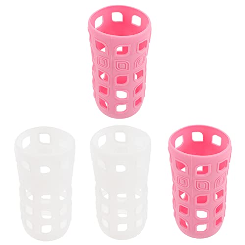 Housse de en silicone pour bouteille avec base renforcée design épuré - 5
