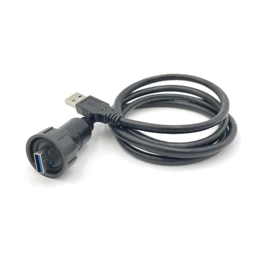 Câble connecteur mâle USB 3.0 étanche IP67 alimentation données - 2