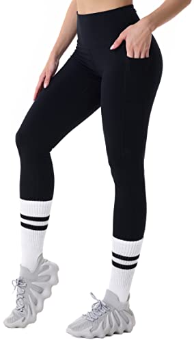 Sunzel Womens Workout Leggings with High Waist Tummy Control