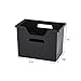 IRIS USA OTFB-L Desktop File Box, Large, Black, 4 Count