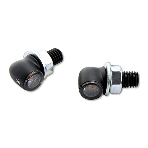 PROTON Two 3 en 1 LED Luz Intermitente Combo Homologado Negro Harley Custom Stop Posición Trasera