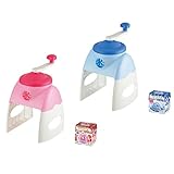 【おうちで簡単かき氷器】氷 手回し 涼感 夏 幼稚園 保育園 おうちカフェ お盆 夏休み (ブルーハワイ)