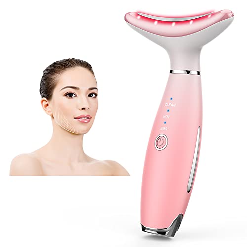 Anti Wrinkles Face Neck Device, Vibration Face Massager, Triple Action Portable wrinkles remover for Skin Care, Improve, Tightening, Firm and Smooth