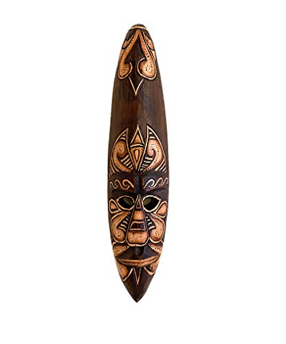OMA African Art Wooden Hand Crafted Tiki For Protection And Luck Wall Masks And Sculptures Africa Polynesian Home Decor Gift