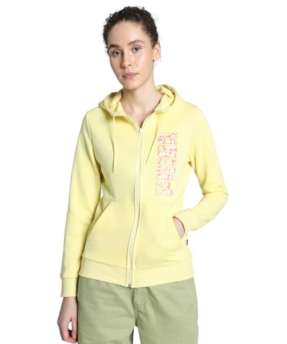 Image of Puma Women Cotton Hooded Neck Sweatshirt