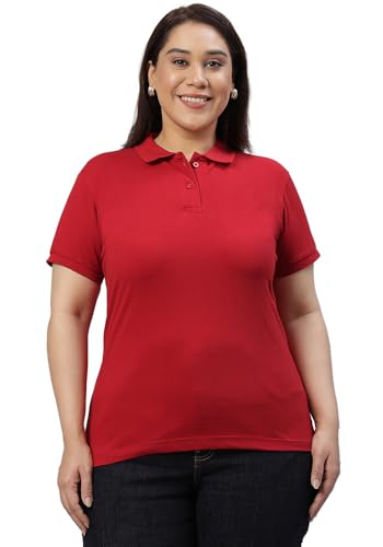 Image of Wear Your Opinion Womens Plus Size Polo Collar Neck T-Shirt Top