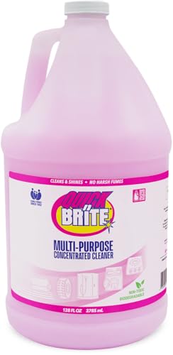 Quick 'n Brite Liquid Cleaner, True All Purpose Cleaner, 128 oz Cleaning Concentrate