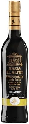 Masia el Altet Cold-Extracted Extra Virgin Olive Oil from Valencia, Spain, 16.9 fl oz (500ml)