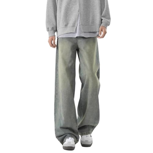 Men's Jeans Summer Thin American Loose Straight Casual Long Pants2