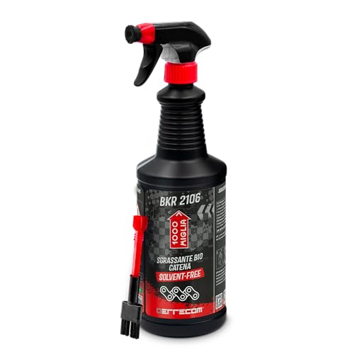 Errecom 1000 Miglia BKR 2106 Bike and Motorbike Chain Degreaser, Biodegradable and Solvent-Free Formulation, 1 L Spray Bottle