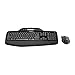 Logitech 920002416 MK710 Wireless Desktop Set, Keyboard/Mouse, USB, Black (LOG920002416)