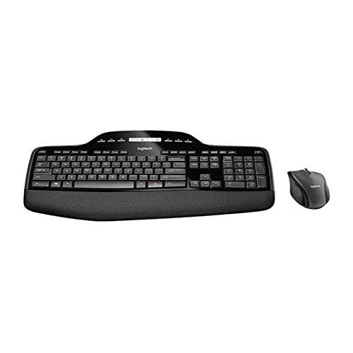 Logitech 920002416 MK710 Wireless Desktop Set, Keyboard/Mouse, USB, Black (LOG920002416)