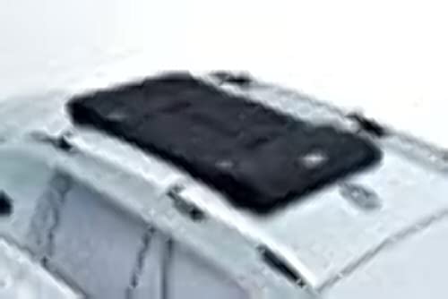 3D MAXpider Californian Roof Bag - Rooftop Cargo Carrier, 13 Cubic Feet, 90 Pounds Capacity, Waterproof - Assembled with Secure Tie-Down Ropes - Universal Fit for All Vehicles Without Rack (Black)