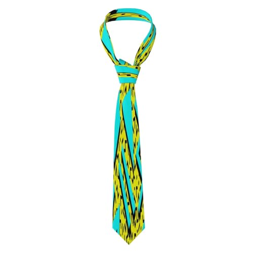 Memphis Style Men'S Classic Silk Smooth Tie, Suitable For Pairing With Formal Occasions