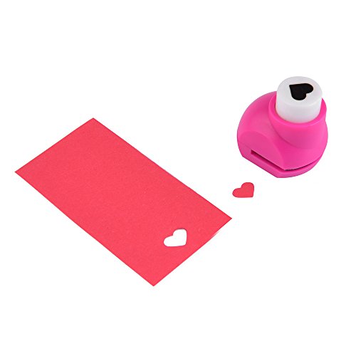 Hole Punch, Set of 4 - 4 Different Designs Heavy Duty for Crafts, Card Making, Scrapbooking Embellishment - Star, Heart, Flower, Butterfly - Manual, 16.0 grams