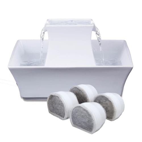 PetSafe Drinkwell Pagoda Ceramic Pet Fountain 70oz