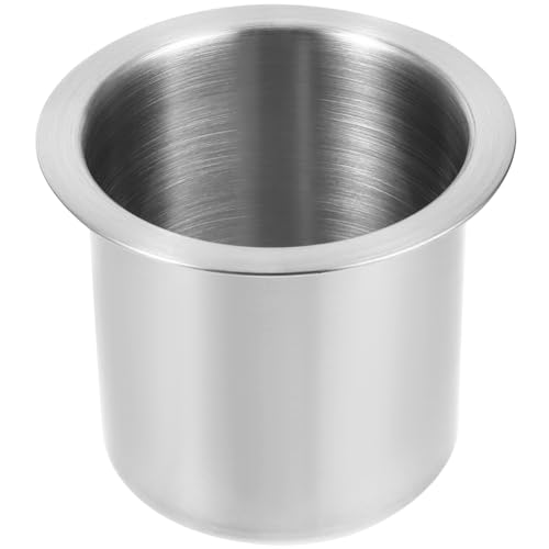 Kichvoe Teetasse Auto-Einbau-Getränkehalter-Einsatz Metall-Couch-Getränkehalter Edelstahl Sofa Boot Auto LKW Pokertisch Ersatz-Einsatz Getränkedosenhalter