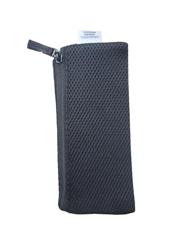Image of Medicine Pouch Black Zip, Medicine Pouch for Travel. only Single Outer Pouch Zip Pouch