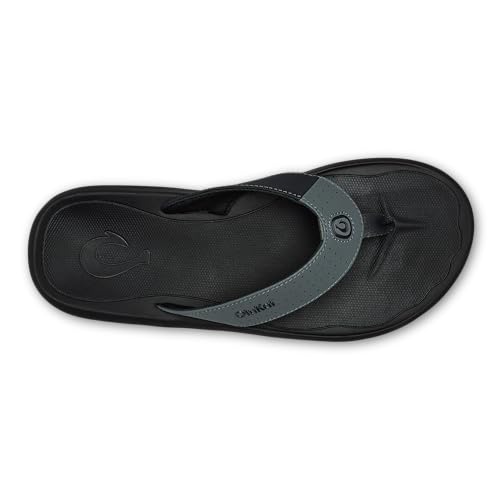 OLUKAI Ki'i Men's Beach Sandals, Quick-Dry Flip-Flop Slides, Water Resistant & Lightweight, Compression Molded Footbed & Ultra-Soft Comfort Fit2