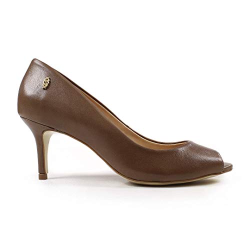 Peep Toe Couro Clássico Fendi (36 BR | 7 USA | 38 EUR)