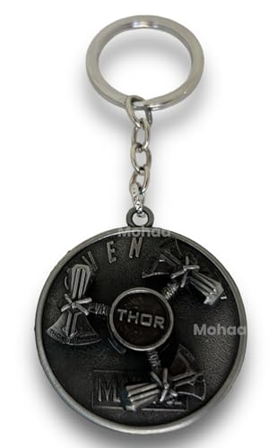 mohaa Superhero-Inspired Metal Keychains for Men – Collectible Key Ring for Car, Bike & Bag | Durable Gift for Boys, Brother, Boyfriend | Comic Action Hero Key Holder