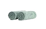 Turkish Luxury Hotel & Spa 35x70 Bath Sheet Set of 2, 100% Genuine Turkish Cotton, Organic, Eco-Friendly, Green