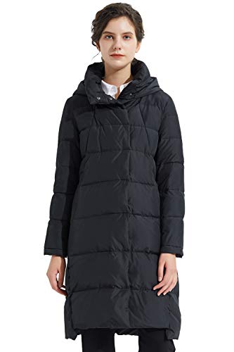 [Orolay] ���f�B�[�X �_�E���W���P�b�g �����O �t�[�h�t�� �~ �_�E�� �R�[�g�u���b�N XL