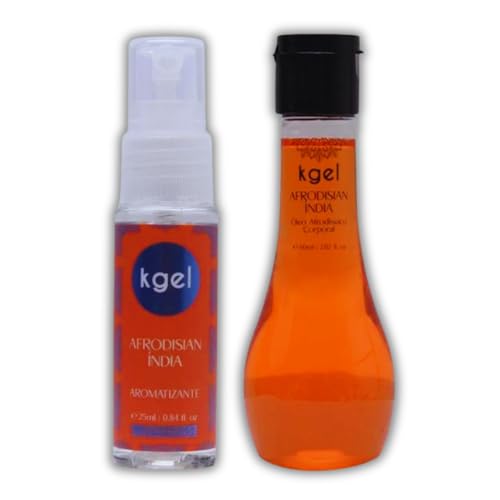 Kit Prazer Afrodisíaco Óleo + Aromatizador KGEL - Massagem Sex Shop Erótico