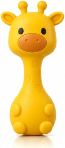 farout Giraffe Beißring BPA frei - Rassel & Greifling - Babyspielzeug ab 3 Monate - Kauspielzeug für Baby - Sicheres Babyspielzeug für Jungen und Mädchen